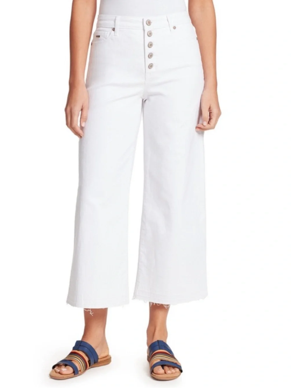 NWT Nine West High Rise Wide Crop Sophia Jean